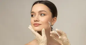 Professional Sculptra Injection Being Administered To The Face by Sheperd Integrative Dermatology in Mount Pleasant SC
